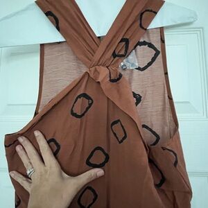 NWT Anthropologie long jumper pant overall size 10